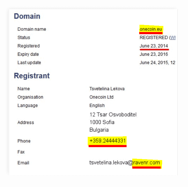 www.onecoin.eu domreg 23.06.2014
