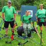 240702 v.li. john petek, landesmeisterin maike burkard, maren sohr