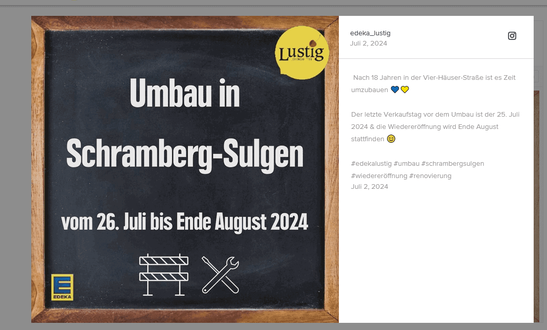 edeka gechlossen 170724