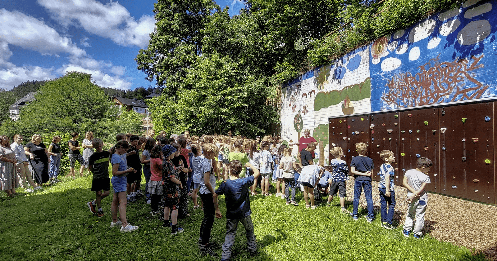 panorama boulderwand einweihung dk 150724