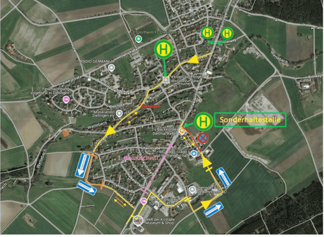 sanierung der ortsdurchfahrt dietingen ort ab 16. september 2024 (090924) 1
