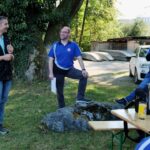 v.li. osm thomas bucher, marcel iten, brugger präsidentin yvonne zinniker